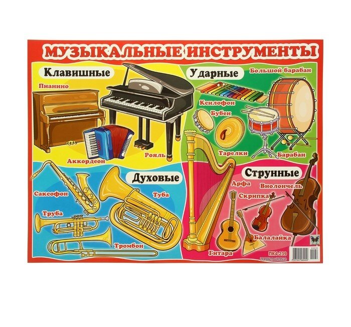 Музыкальные инструменты на мебельной 2
